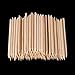 100 PCS Nail Art Polish Orange Wood Stick Cuticle Pusher Remover Manicure