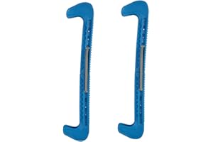 DIOCHE Protège Lame Patin Edea E Osłony na łyżwy Plastik 1 para Plastikowe Osłony na łyżwy do Hokeja na Lodzie (pomarańczowe)