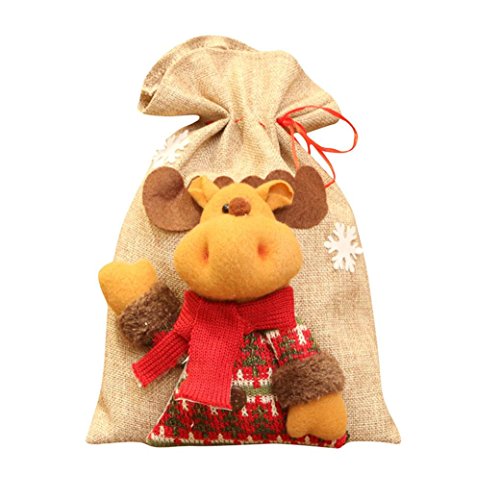 Preisvergleich Produktbild Malloom® Weihnachtsmann Schneemann Elk Weihnachten Süßigkeiten Verpackung Weihnachten Süßigkeiten Dekoration (A)