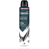 Rexona Men Erkek Sprey Deodorant Invisible Black & White 72 Saat Kesintisiz &Uuml;st&uuml;n Koruma 200 ml