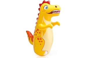 Audasi Giocattolo da boxe gonfiabile per bambini, design a forma di animale, giocattolo da boxe autoportante per bambini, utilizzato per boxe rilassanti in interni ed esterni