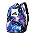 Price comparison product image Galaxy Printed Shoulders Bag Fire TV Stick With Alexa Voice Remote Streaming Media Player Fashion Casual Star Sky Backpack For Boys&girls