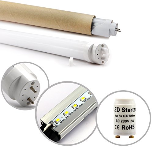 OUBO Leuchtstoffröhre 90cm T8 / G13 LEDtube LED Röhre Leuchtstofflampe T8-Leuchtstofflampen, Sockel G13, inkl. LED Starter, 15 Watt, Neutralweiß 4000K, 1000 Lumen - 2