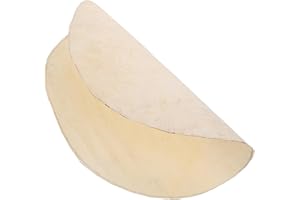 Milisten Peau de Tambour de Chèvre 45 CM Peau Ronde en Cuir pour Tambours Africains Accessoire de Remplacement pour et Solide et Adaptable