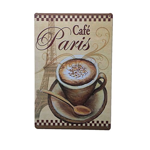Placas Arte Cartel de Muestra Metal Vintage Decoración Pared Café Ca