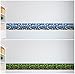 Pixels Design Wallpaper Border Vinyl Sticker Décor Decal - Blue / Grey