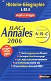 Image de Histoire Géographie L, ES, S : Annales Bac sujets corrigés