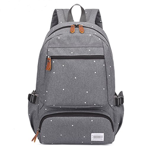 Preisvergleich Produktbild Sucastle Beiläufige Retro europäische Multifunktionsmänner Damen-Tasche Polyester grau 45x30x13cm