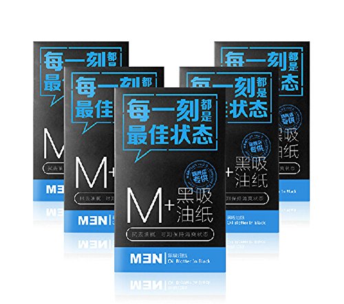 Pureness Oil Control Blotting Paper Bibulous Paper For Men (5 x 50 Sheets)