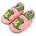 AUGUSTA BABY Baby Boys Girls First Walker Soft Sole Leather Baby Shoes - Alligator girl - EU Size 22