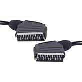 7 MM BLACK SCART SCART CABLE WITH 1.2 METER BAG
