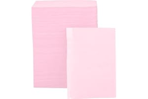 TOURKING Dental Bibs 125Pcs Disposable Dental Bibs Waterproof Scarf Towel for Tattoo, Clinic Use, Feeding Tattoo Bibs Tray Covers (Pink)