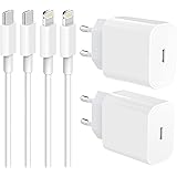 4-Pack 20W USB C Ladegerät and 2M Ladekabel Kabel für iPhone 14/14 Plus/14 Pro/14 Pro Max/13 12 11 SE, USBC Netzteil Stecker