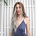 Produktbild Enterrific Women Ombre Grey Brown Wave Curls Wig Synthetic Fiber Cosplay Party Wigs