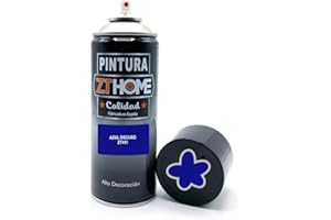 RCOCIO Pintura Spray 400ml imprimacion para madera, metal, ceramica, plasticos/Pintura para todo tipo de cosas y superficies Radiadores, bicicleta, coche, plasticos, microondas, graffiti (Azul Oscuro)