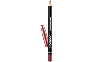 Flormar Waterproof Lipliner – Matita Labbra Lunga Durata per Contorno Preciso – Texture Cremosa Anti-Sbavature – Per Tutti i Toni di Pelle – Matita Labbra Naturale Lunga Tenuta, 203 Subdued Pink