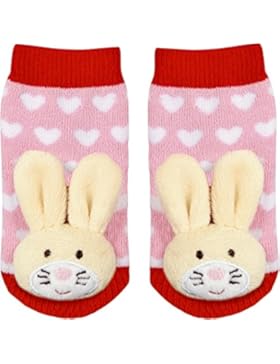 Spiegelburg 13744 - Rasselsöckchen 2-12 Monate Häschen Baby Glück