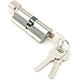BTER Security Door Lock Cylinder, Durable Stable Multi Way Lock Key Cylinder Wear Resistant Safe 70mm with Key for Office for Household