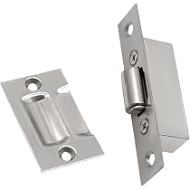 INCREWAY 4-Set Door Ball Catches – Adjustable Cabinet/Closet Latch, Stainless Steel & Brass