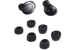 Adhiper Silicone Earbuds Replacement Buds Pro Earbuds Earmuffs Earbuds EarTips Compatible for Samsung Galaxy Buds Pro earbuds/SML Silicone Earbuds 3 Sizes (S/M/L Black)