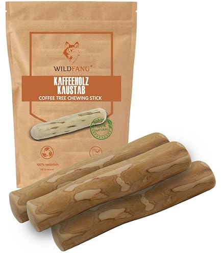 Wildfang® Kauwhout voor honden van olijfhout, kauwwortel voor honden, olijfhouten hond als kauwspeelgoed, hondenspeelgoed, kauwhout of tandverzorging, voor je hond tot 45 kg, maat L