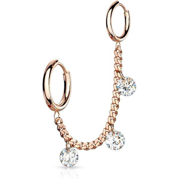 Boucles D'Oreilles Pour Femme Homme 3 Paires Clous D'Oreilles Pinces