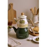 Bambum Unique - Bambu Kulplu Emaye &Ccedil;aydanlık Takımı Herb