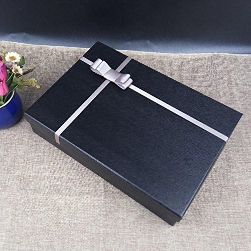 Commercial gift box rectangular album wedding gift box,black silver