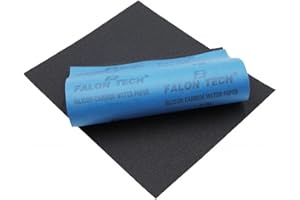 EISENWOLF 100 St. Nass- und Trockenschleifpapier-Set 230x280 mm, 9x11" wasserfest Siliziumcarbid Sandpapier für Lack und Auto P100-P5000 (P800)