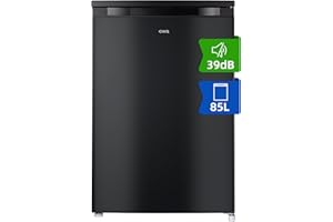 CHiQ 85L Congelatore verticale a cassetti, porta reversibile, termostato regolabile per cantina, casa, residenza studentesca, appartamento o ufficio,Class D