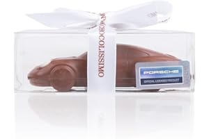 CHOCOLISSIMO Porsche 911 Carrera - Mini - Chocolate - Coche chocolate | regalo de cumpleaños | Coche de chocolate | regalo para los amantes de los coches | niños | adultos | idea de regalo divertido