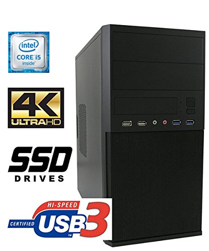 Master-Aufrüst-PC Intel Core i5-6500 (Quad-Core) Skylake 4 x 3,20 GHz, 8 GB DDR4, Intel HD 530 Grafik 4K, USB 3.1, HDMI, DVI, VGA, Sound, Gigabit-Lan
