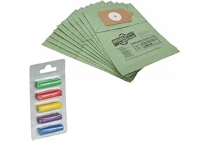 10 x MarysDe@lz Numatic Henry Hoover Bags Henry Vacuum Cleaner Hoover Dust Bags +5 Air Fresheners NVM1B NVM1C,Double Layer Paper Dust Bags,Hoover Bags,Henry Hoover Bags 10 Pack