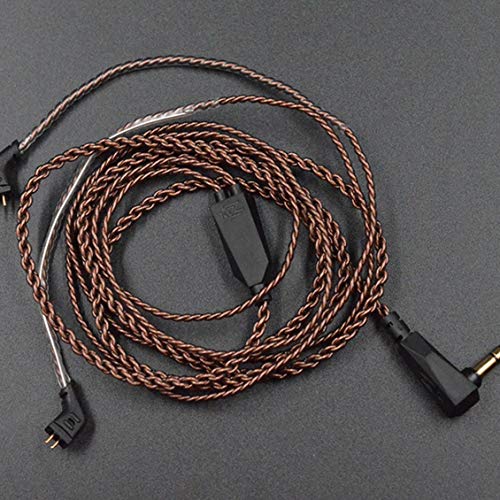Preisvergleich Produktbild ForceSthrength Hochreines, sauerstofffreies Kupfer-Twisted-Upgrade-Kabel, 2-poliges Kabel