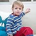 Kite Baby Boys Breton Stripy Long Sleeve Sweatshirt, Blue (Navy), 0-3 Months