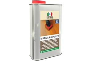 MARBEC RISANA PARQUET 1LT Impregnante Rigenerante per Pavimenti Usurati in Legno Verniciati e ad Olio