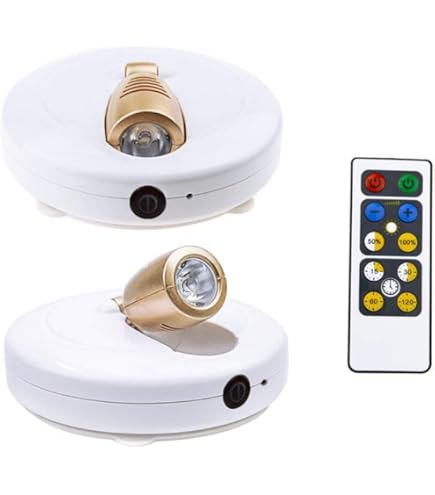 3 Lampes LED à Pression - Fixation Adhésive Facile - Éclairage