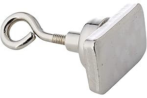 FIRST4MAGNETS Neodymium Clamping Magnet with M4 Eyebolt for Hanging, Holding or Displaying Items - 20mm Diameter x 34mm High - 16.5kg Pull