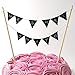 Produktbild Kuchen Wimpelkette einreihig Kit für Hochzeit Tortenaufsatz, mit gratis Kreide Pen. Dreieckig Vinyl Kreidetafel Flagge Wimpelkette-Kit