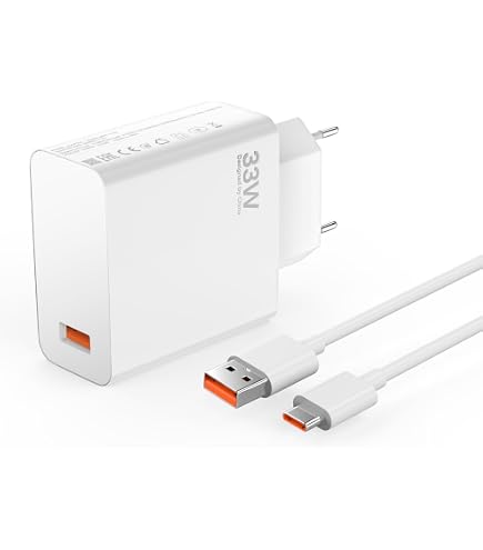 Chargeur Rapide Xiaomi 33W Avec Câble USB-C 2m – Turbo Pour Tes Appareils !