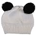 niceeshop(TM) White Cute Winter Warm Panda Hat Wool Knit Crochet Beanie Cap With 2 Balls for Baby Toddler Kid