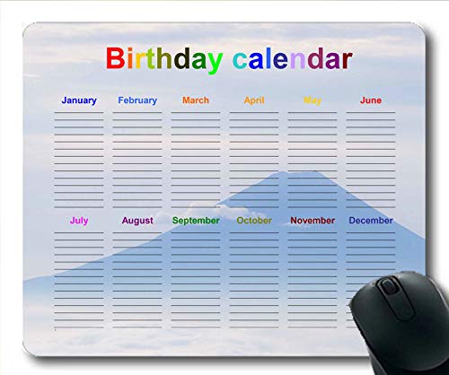 Calendar And Pen Groove Pockets Dividing Rule Mint Famhome Desk