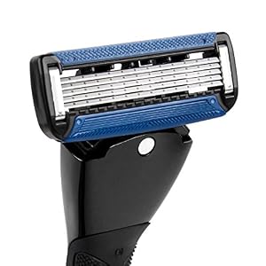 QSHAVE Man's Razor Blade Refill Cartridges with Trimmer Blade (4PCS) - Image 3