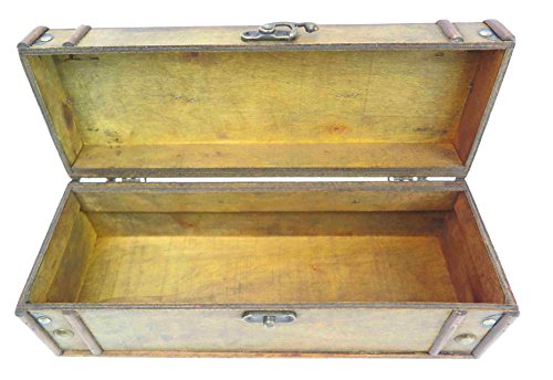 Weinkoffer Transportbox Weinkiste aus Holz Weinverpackung Weinpackung Weinbox Weintruhe Weinbox Holzkiste Wein Rotwein Weißwein Geschenkidee - 3