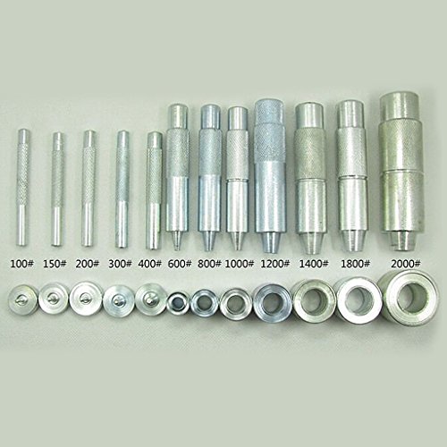 Ösenstanze Einschlagwerkzeug + Lochstanze + Einschlagösen – Geeignet für Ösen – 20mm - 5