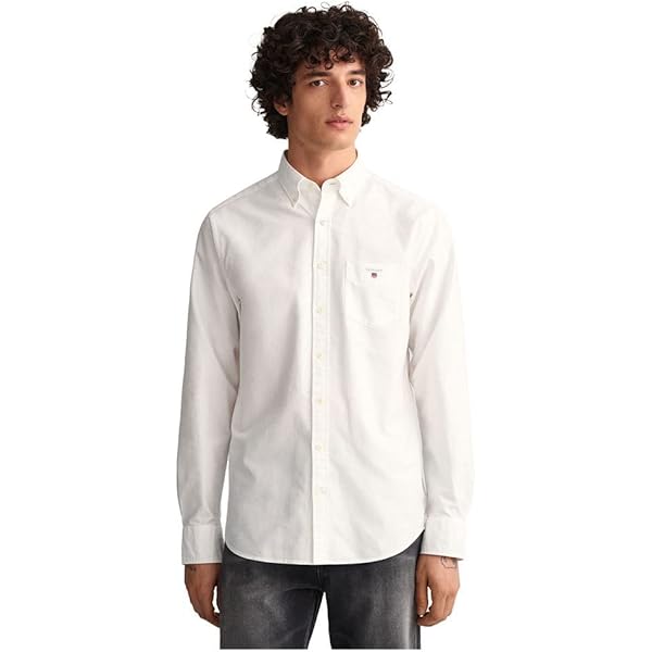 GANT Regular Fit Garment Dyed Linen Shirt Dusty Yellow | Man - .n
