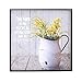 Produktbild HEARTLAND Holzschild My Deliverer Schrift Floral gelb 15,2 x 15,2 cm