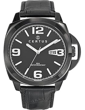 Certus Herren-Armbanduhr 610789 Analog Quarz Schwarz 610789