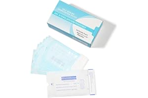 HAMKU 200 Sacs Hygiéniques Autocollants 9×16 cm – Sachets de Rangement Transparent pour Accessoires Nail Art, Aiguilles de Tatouage, Outils Beauté, Cosmétiques et Maison – Propres & Protégés