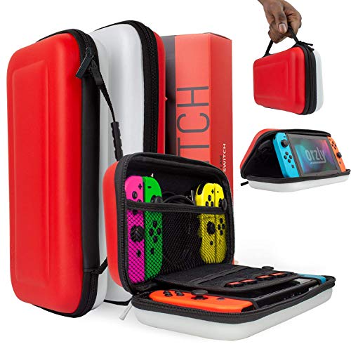 Orzly Tasche fr das Nintendo Switch, POKE (ROT/WEI) Aufbewahrungstasche / Hartschalen Case / Cover / Hlle / Schutzhlle fr die Nintendo Switch Konsole & Accesoires Orzly Tasche fr das Nintendo Switch, POKE (ROT/WEI) Aufbewahrungstasche / Hartschalen Case / Cover / Hlle / Schutzhlle fr die Nintendo Switch Konsole & Accesoires
